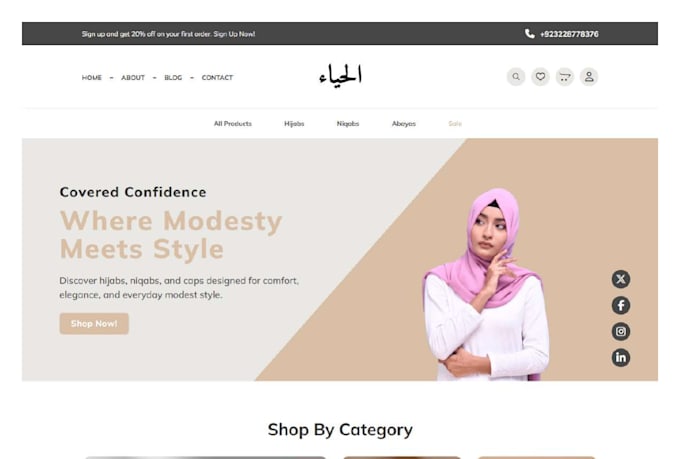 develop and design wordpress website